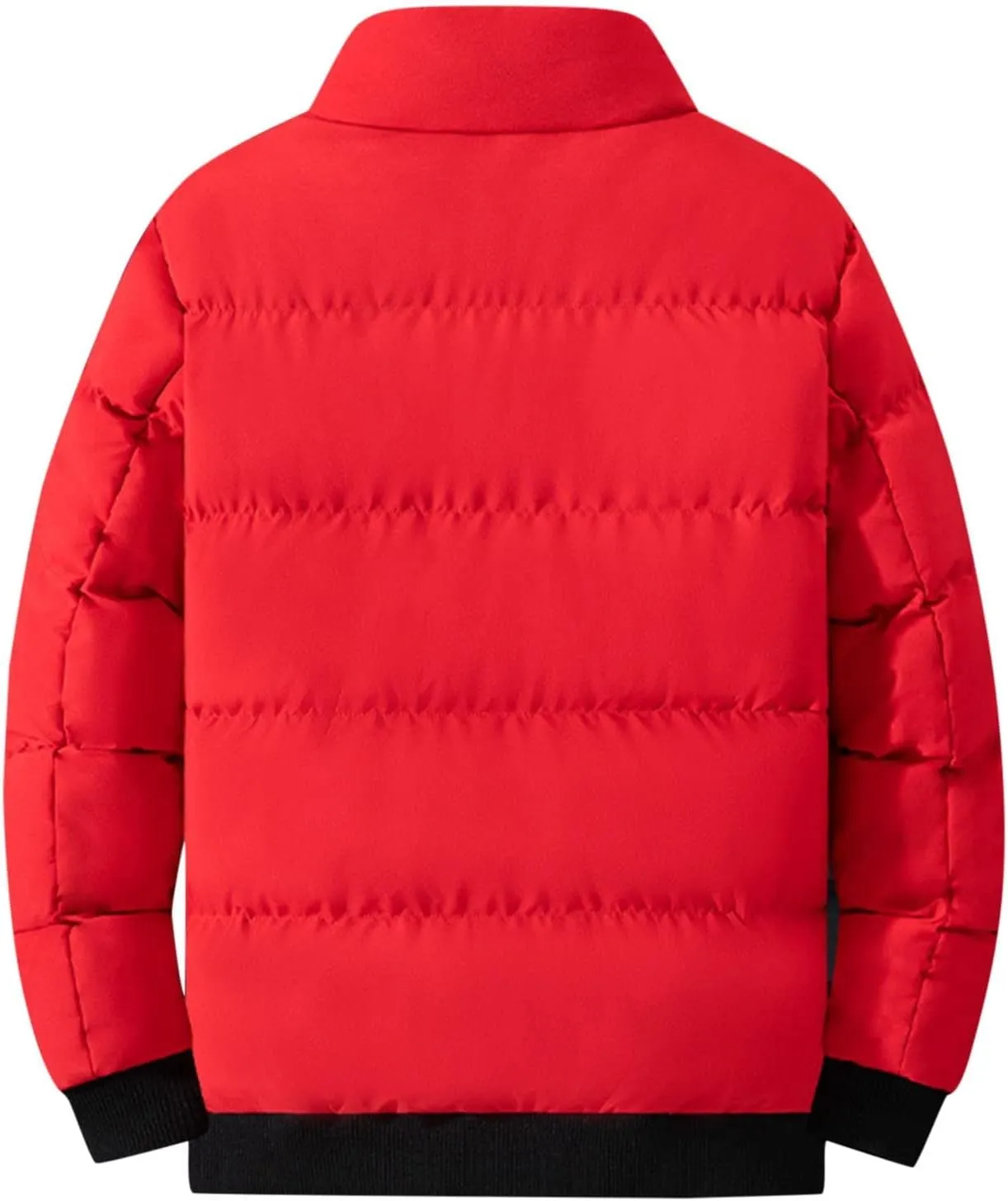 Sport Jackets for Men Men's Hooded Cotton Padded Jacket Extra Thick Warm Short Padded Jacket Jackets