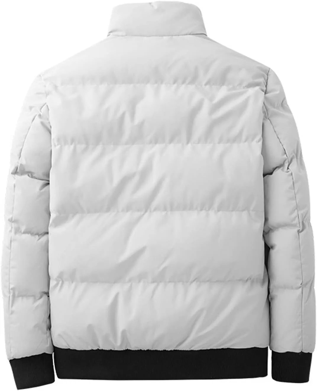 Sport Jackets for Men Men's Hooded Cotton Padded Jacket Extra Thick Warm Short Padded Jacket Jackets