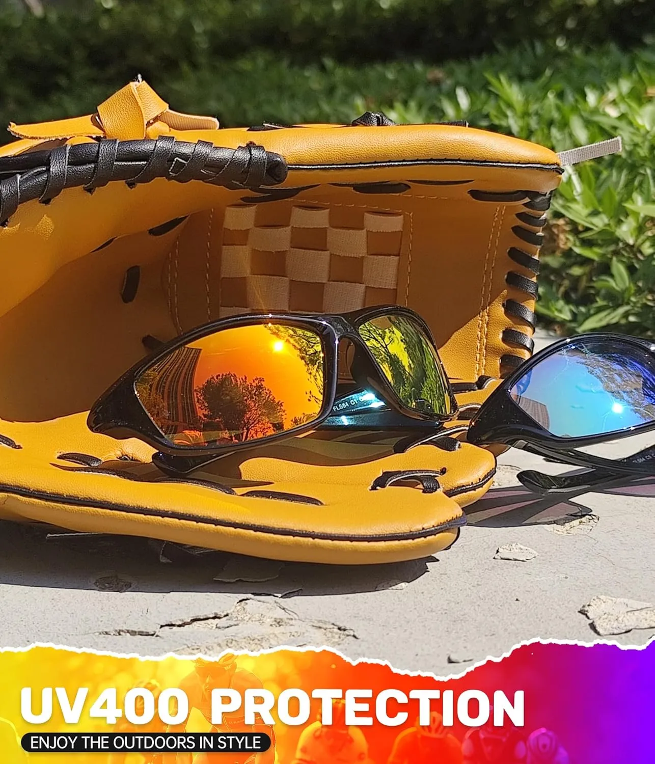 Sports Mens-Sunglasses Polarized Sunglasses-Men: Sunglasses for Men UV Protection for Running Cycling Fishing