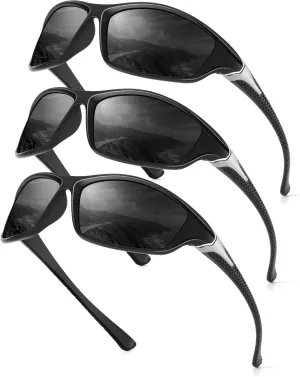 Sports Mens-Sunglasses Polarized Sunglasses-Men: Sunglasses for Men UV Protection for Running Cycling Fishing