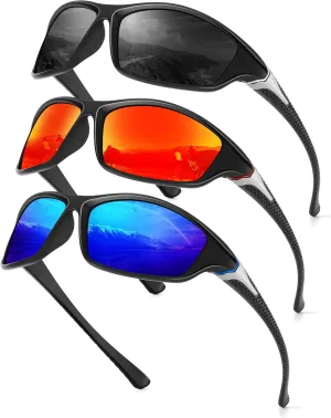 Sports Mens-Sunglasses Polarized Sunglasses-Men: Sunglasses for Men UV Protection for Running Cycling Fishing