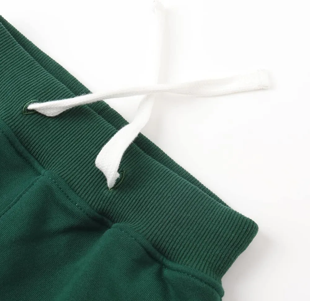 Spring&Gege Boys’ Active Jogger Sweatpants French Terry Sports Track Pants with Pockets