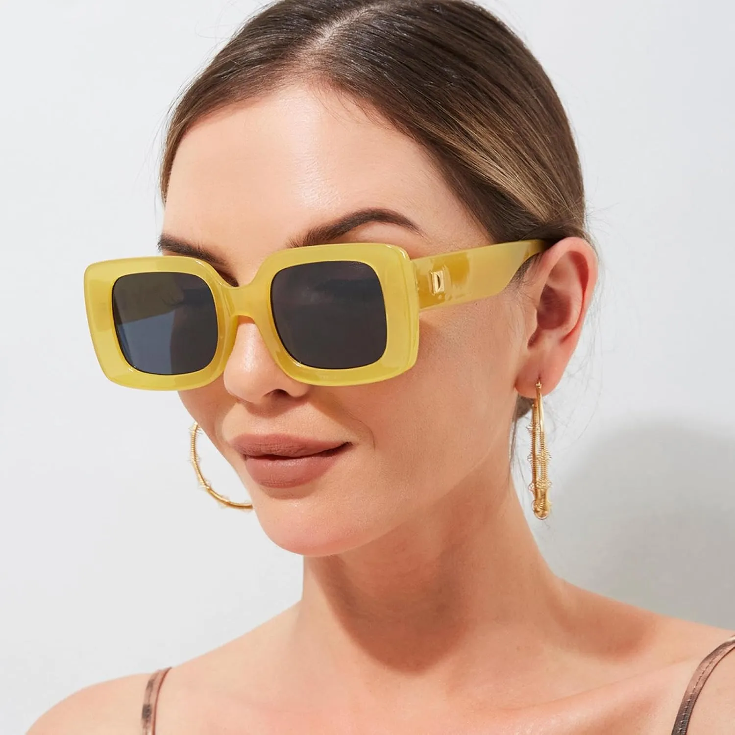 Sunglasses Women Luxury Travel Rectangle Glasses Female Fashion Retro Small Eyeglasses