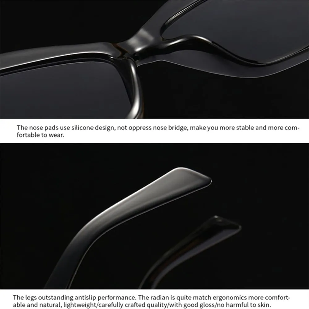 Sunglasses Women Vintage Square Sun Glasses Retro Black Ladies Cat Eye Eyewear Eyeglasses
