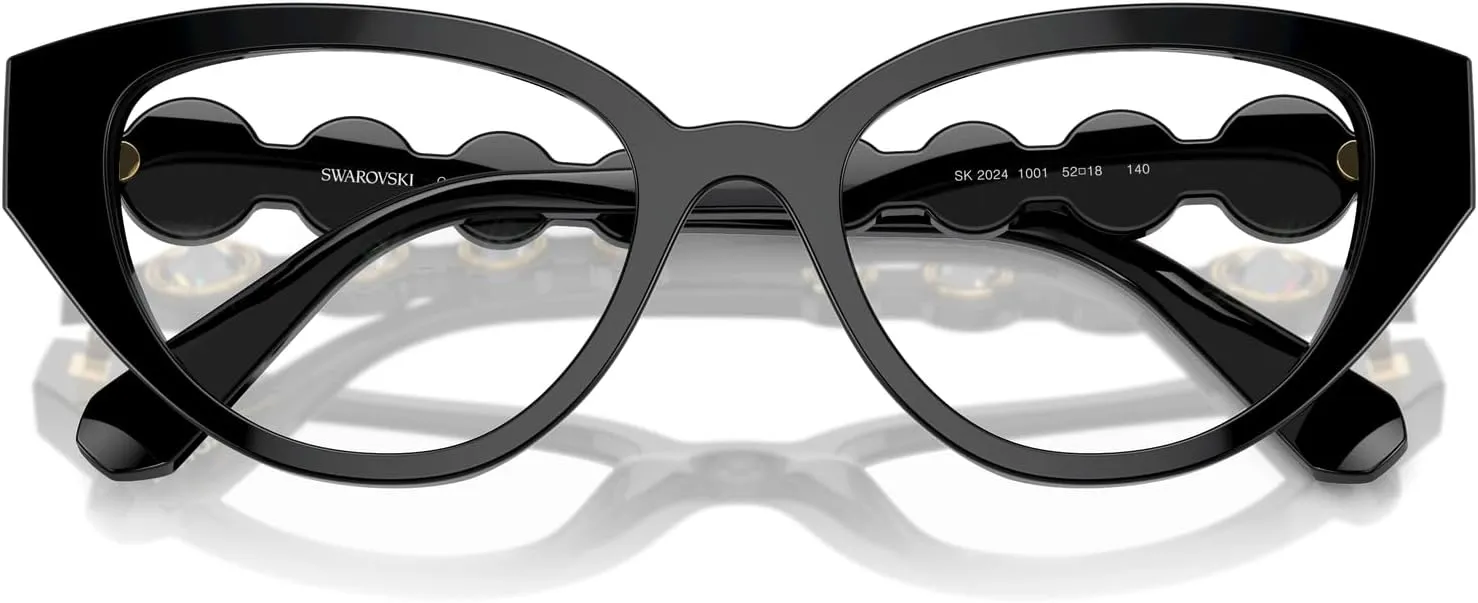 Swarovski Women's Sk2024 Cat Eye Prescription Eyewear Frames