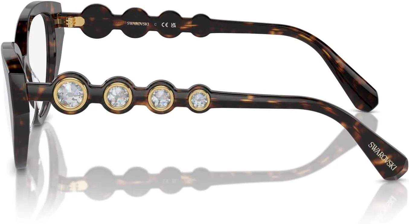 Swarovski Women's Sk2024 Cat Eye Prescription Eyewear Frames