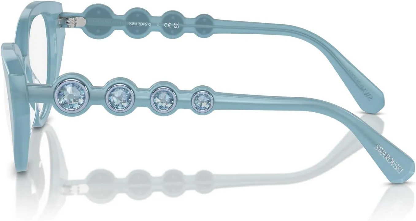 Swarovski Women's Sk2024 Cat Eye Prescription Eyewear Frames