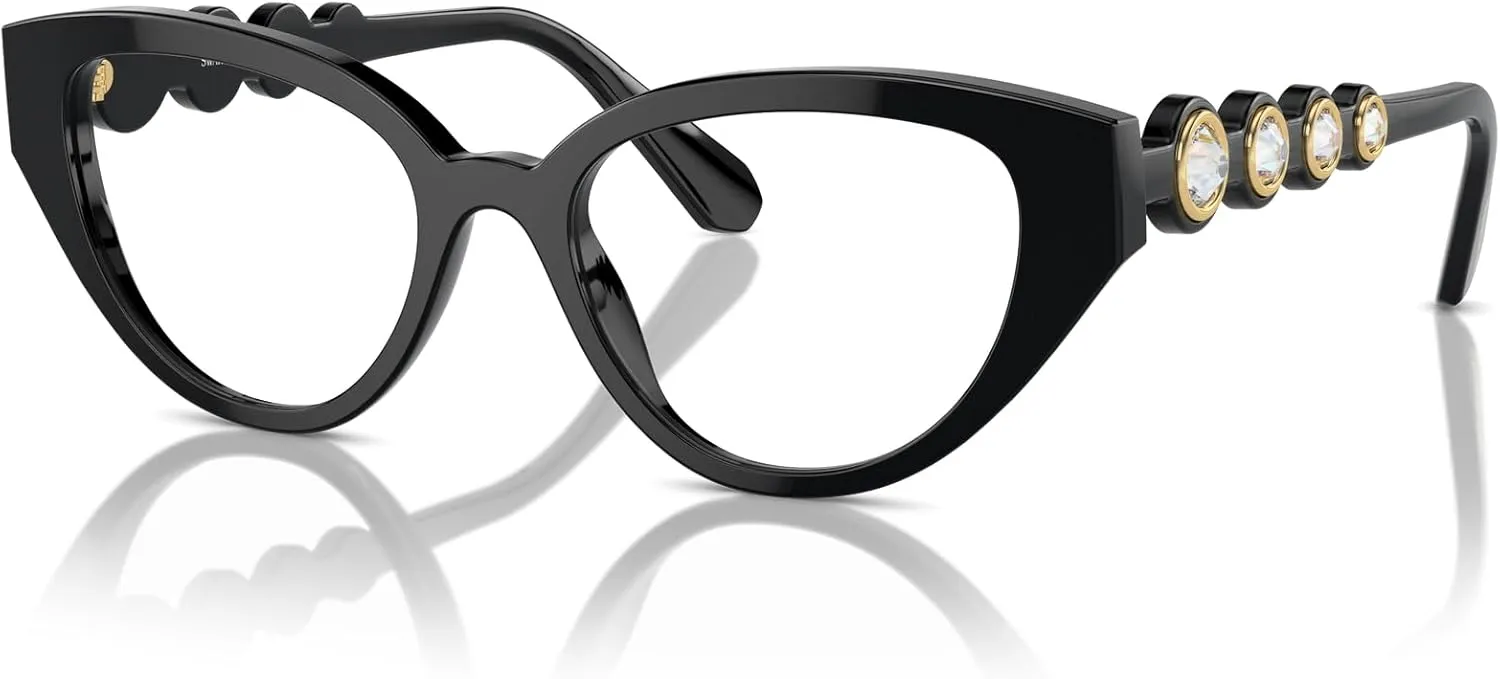 Swarovski Women's Sk2024 Cat Eye Prescription Eyewear Frames