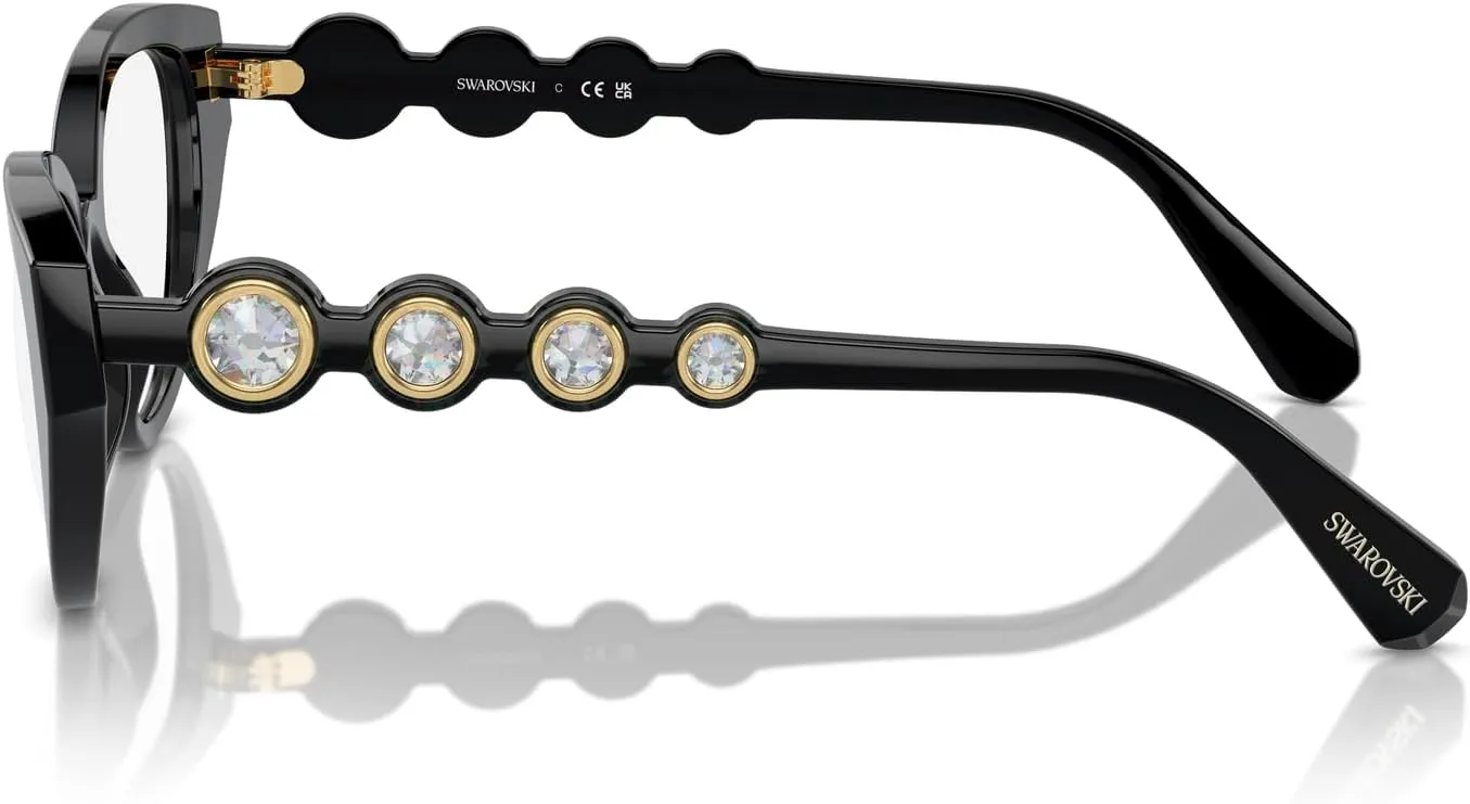 Swarovski Women's Sk2024 Cat Eye Prescription Eyewear Frames