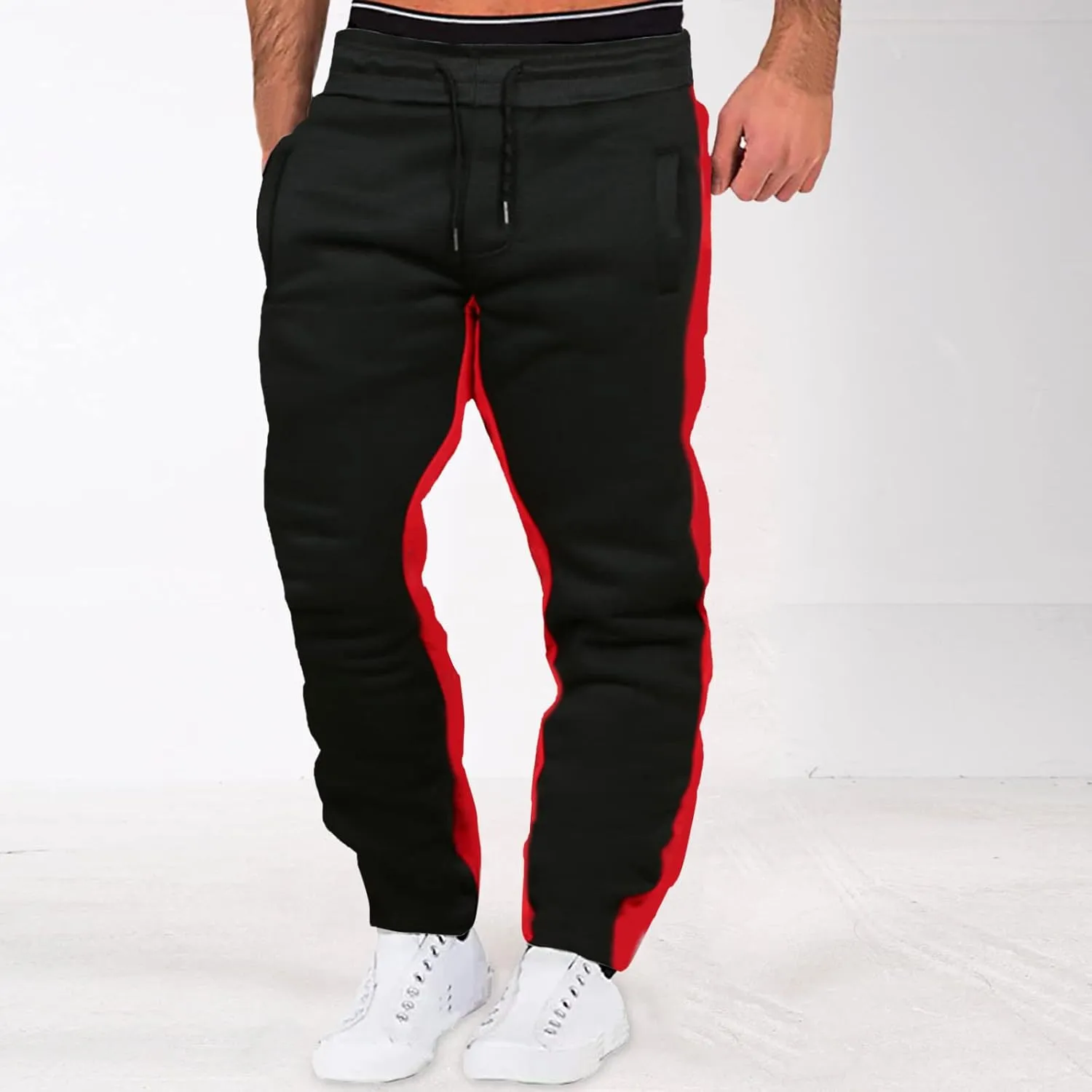 Sweatpants for Men Big and Tall Casual Mens Gifts Cargo Pants Hiking Workout Joggers Elastic Waist Jogger Sport Pants