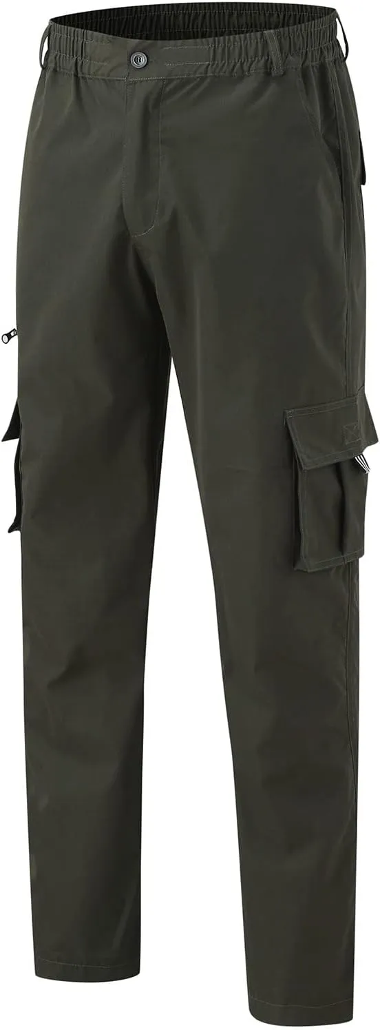 Sweatpants for Men Big and Tall Casual Mens Gifts Cargo Pants Hiking Workout Joggers Elastic Waist Plaid Casual Pants
