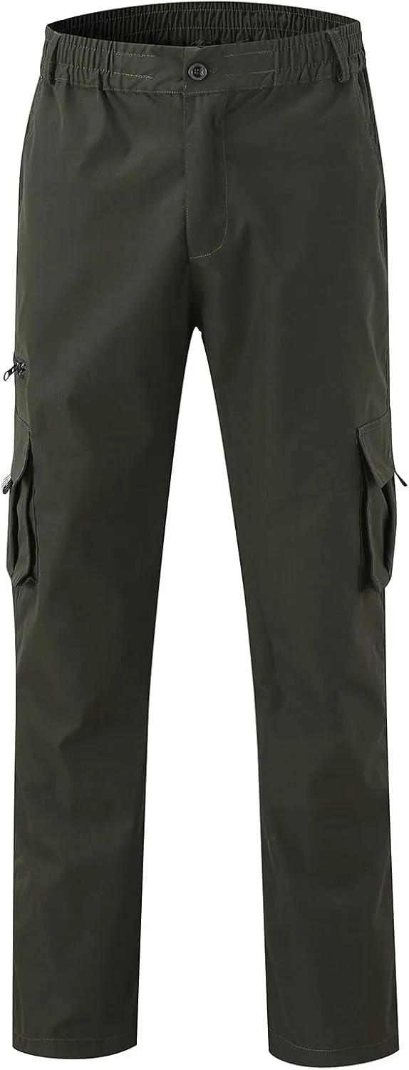 Sweatpants for Men Big and Tall Casual Mens Gifts Cargo Pants Hiking Workout Joggers Elastic Waist Plaid Casual Pants