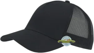 The Vintage Year Plain Two Tone Cotton Twill Mesh Adjustable Trucker Baseball Cap