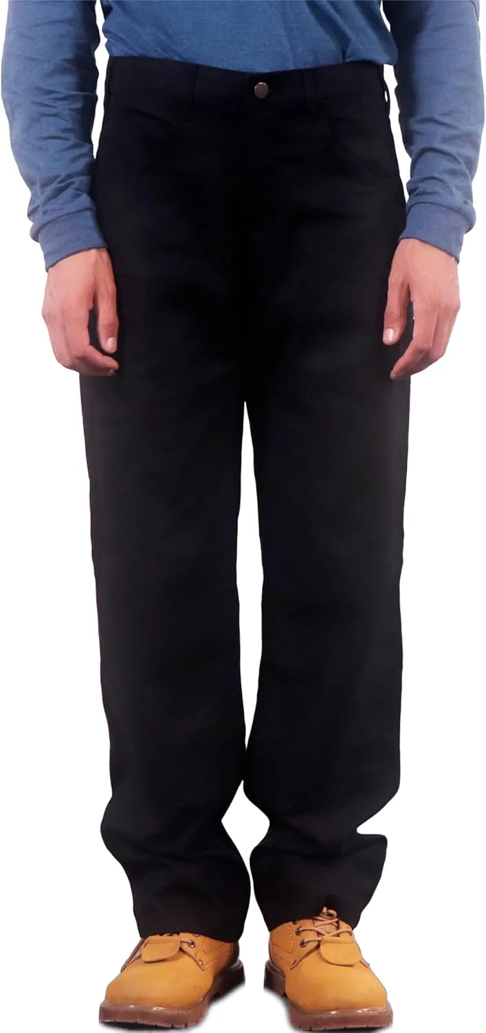 TICOMELA FR Pants for Men Flame Resistant Carpenter 100% Cotton Pre-Washed Fire Retardant Jeans
