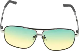 Totority Night Vision Polarized Sunglasses Night Driving Glasses for Men Night Time Driving Glasses for Men Photochromic Cycling Glasses Photochromic Polarized Cycling Sunglasses Zinc Alloy