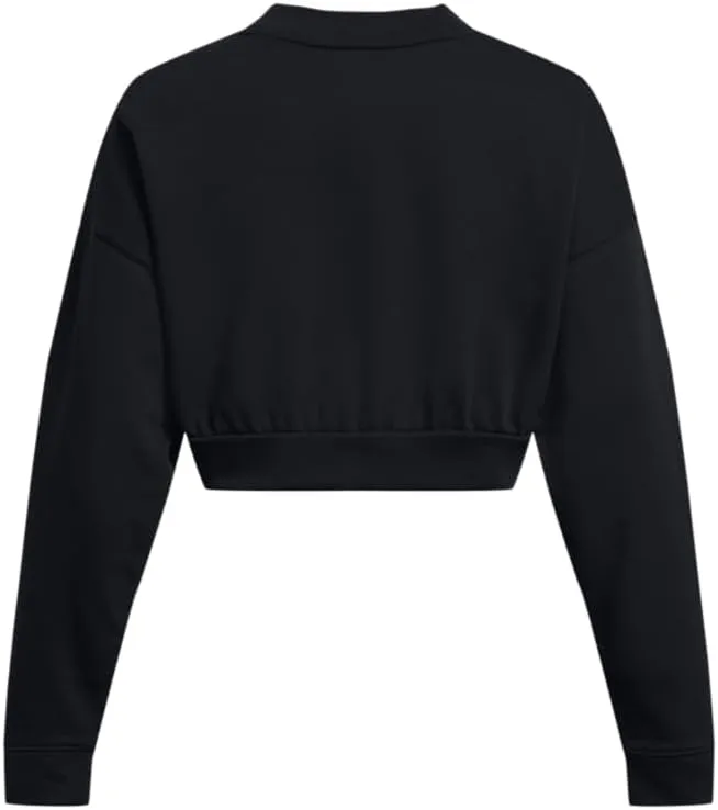 Under Armour Women's Rival Terry Oversized Cropped Crew Neck Sweatshirt