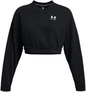 Under Armour Women's Rival Terry Oversized Cropped Crew Neck Sweatshirt