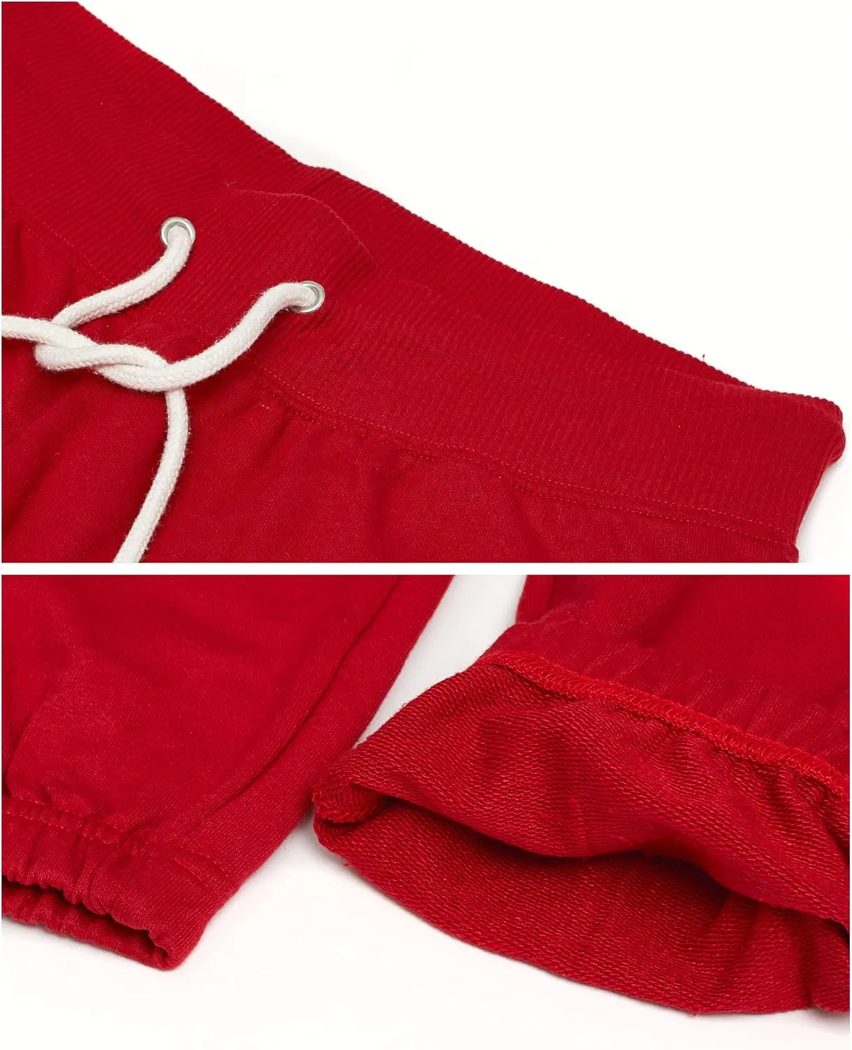 U.S. Polo Assn. Womens Sweatpants - Women Joggers Sweats with Logo Print - French Terry Poly-Cotton