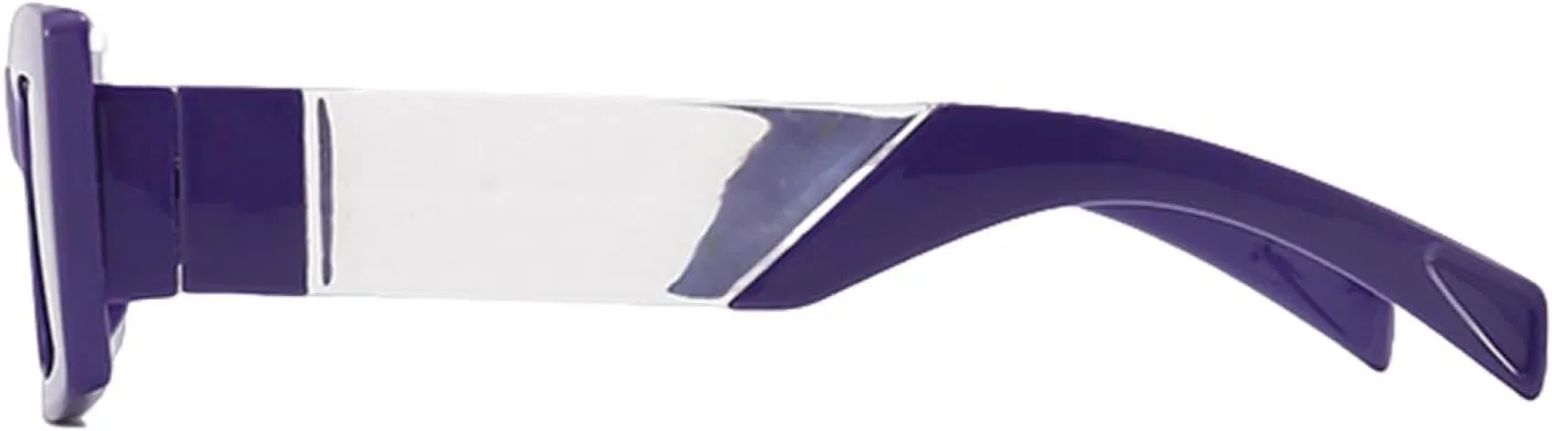 Vintage Small Rectangle Gradient Sunglasses Women Fashion Purple Frame Glasses Female Elegant Shades