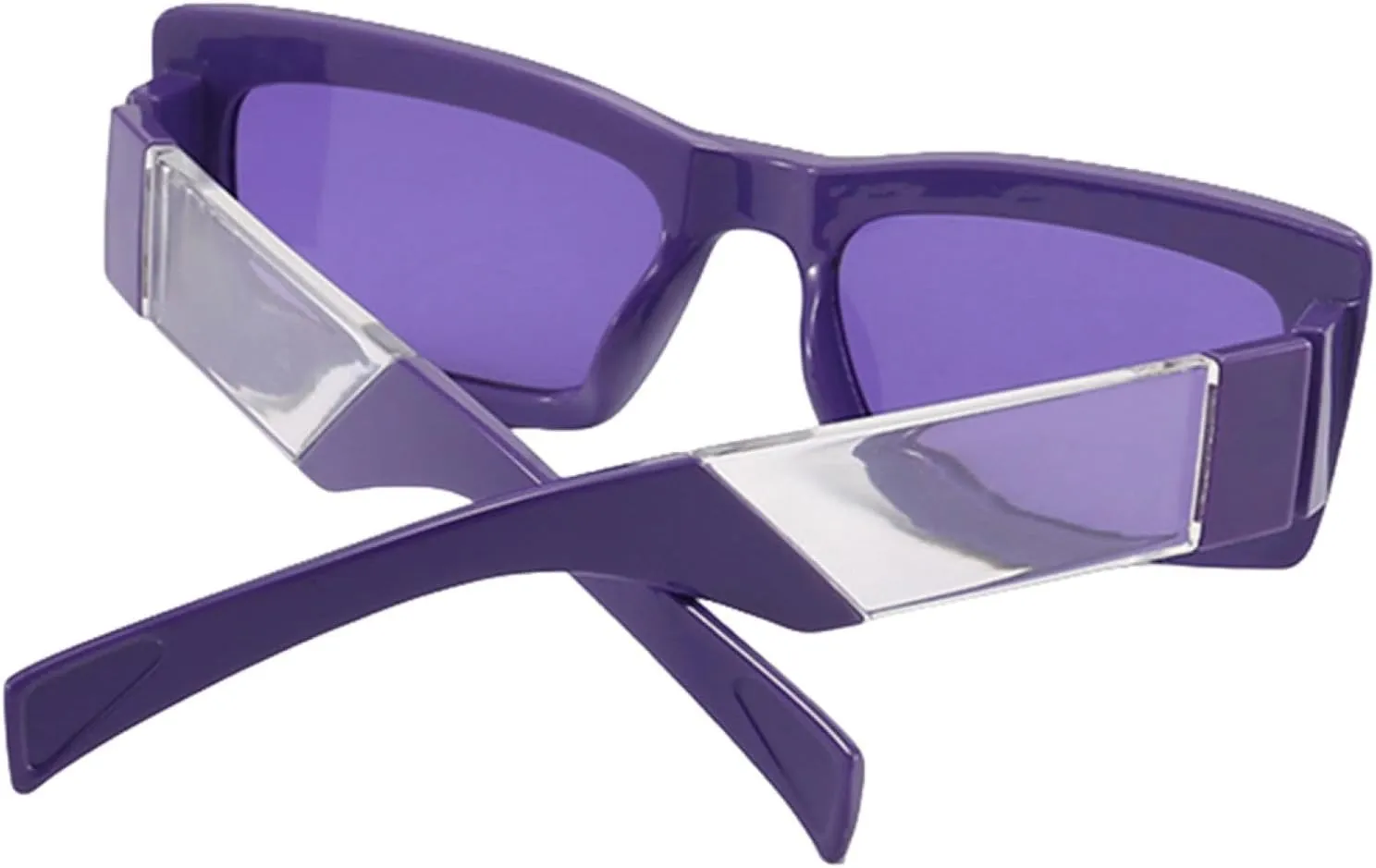 Vintage Small Rectangle Gradient Sunglasses Women Fashion Purple Frame Glasses Female Elegant Shades