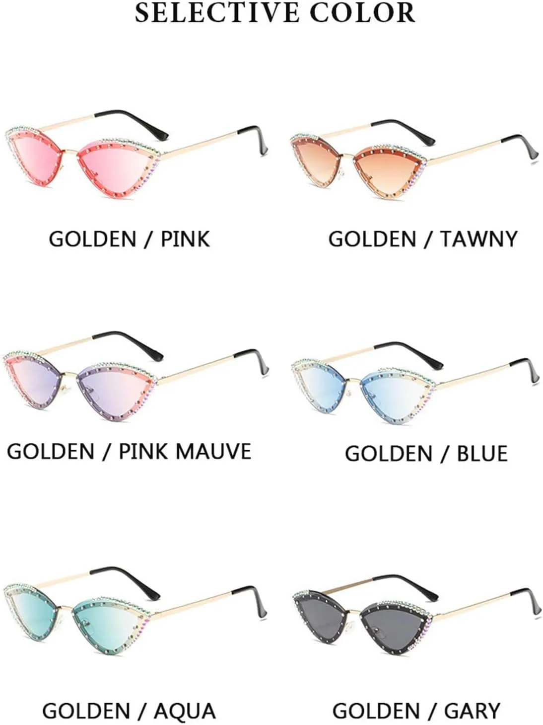 willochra Luxury Rhinestone Bling Diamond Fashion Cat Eye Sunglasse Women 2024 Vintage Sun Glasses Gradiend Pink Shades F25