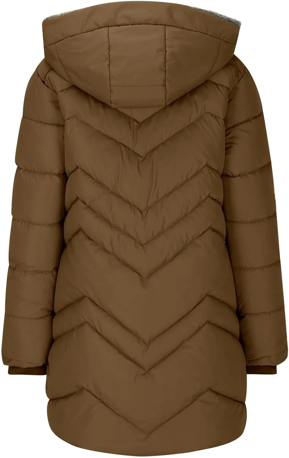 Winter Coats for Women Quilted Puffer Jackets Thicken Warm Jacket Sherpa Fleece Down Coat Zip Up Hooded Outerwear