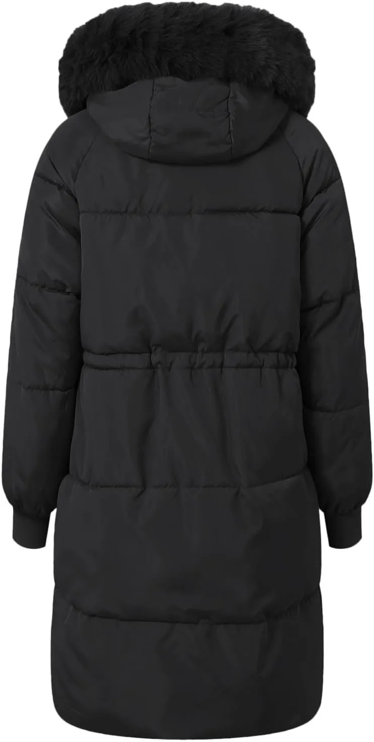 Winter Coats for Women Warm Parka Jackets Long Quilted Puffer Jacket Waterproof Jackets Long down jacket thickened hoodie