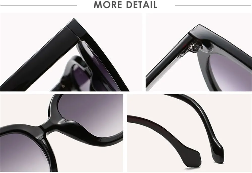 Women Cat Eye Vintage Sunglasses Retro Gradient Sun Glasses Female Lady Eyeglass Cateye Eyewear Goggles