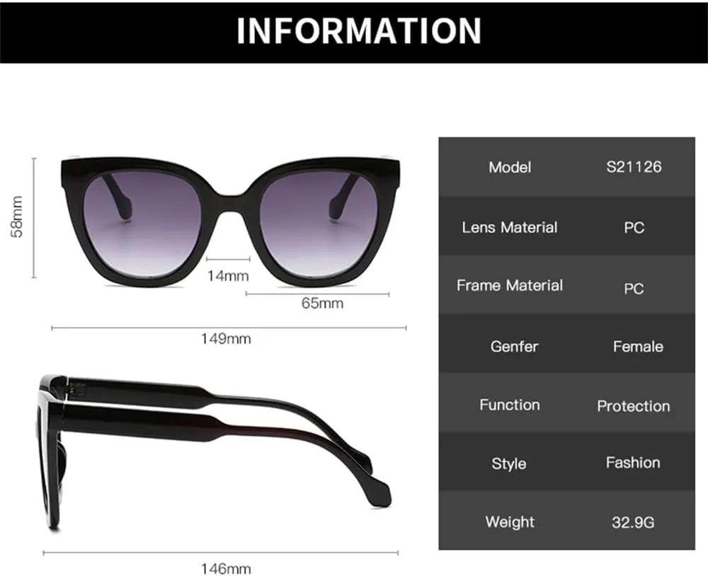 Women Cat Eye Vintage Sunglasses Retro Gradient Sun Glasses Female Lady Eyeglass Cateye Eyewear Goggles