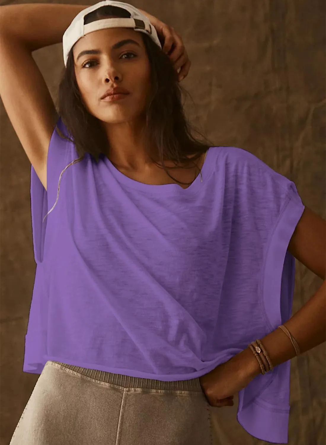 Women Short Sleeve Workout Shirts Open Back Tops Casual Yoga Y2k Athletic Gym Slouchy Crop Running Tees