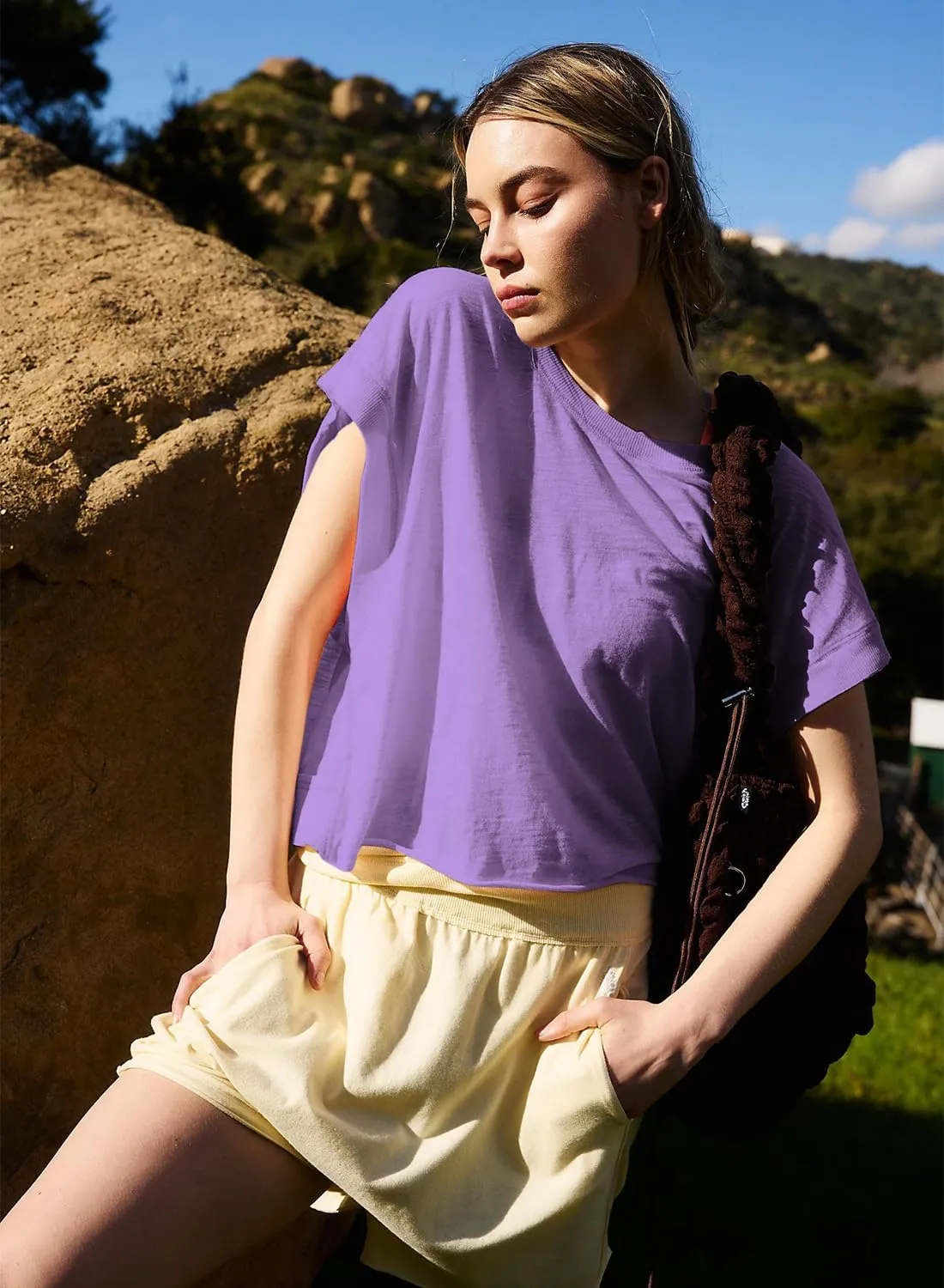 Women Short Sleeve Workout Shirts Open Back Tops Casual Yoga Y2k Athletic Gym Slouchy Crop Running Tees