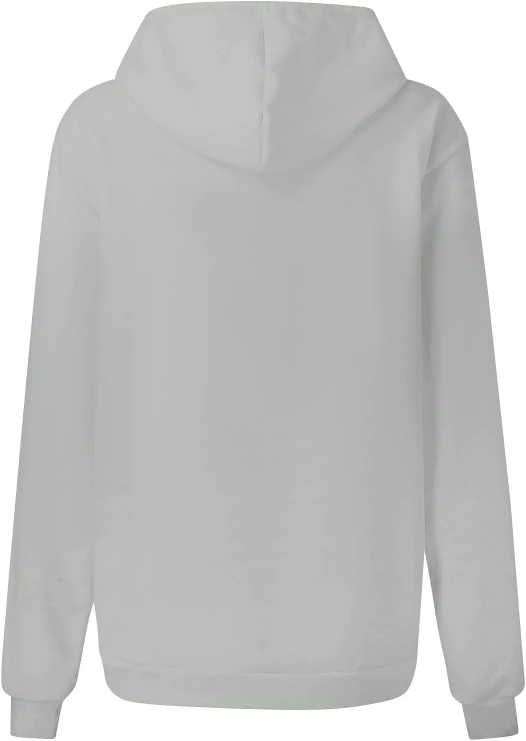 Womens Fleece Button Oversized Sweatshirt Drawstring Lightweight Baggy Hoodie Drop Shoulder Hooded Pullover w/Pockets