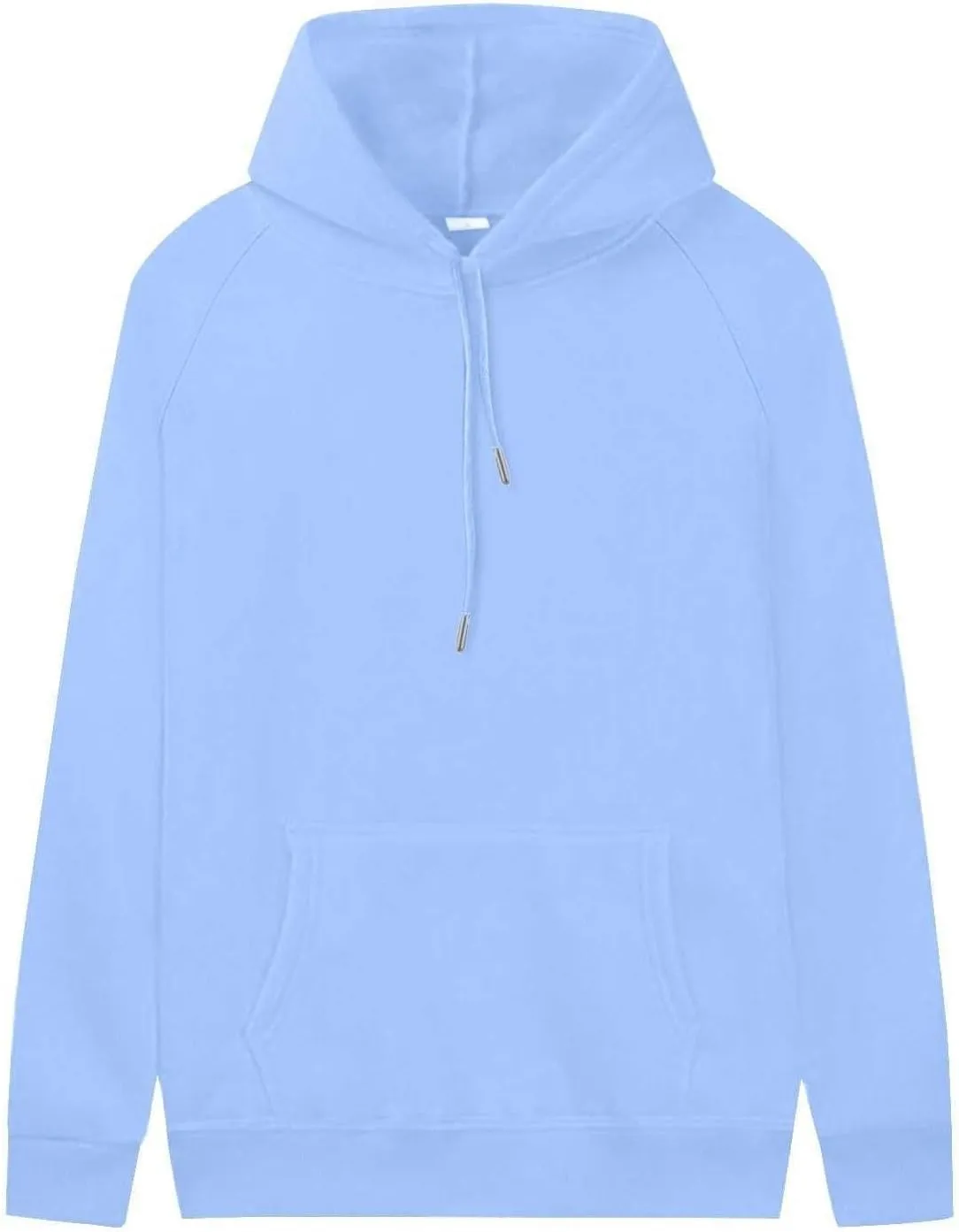 Womens Hoodies Cotton Fleece Drawstring Oversized Sweatshirt Long Sleeve Raglan Cute Sweatshirts Pullover with Pocket