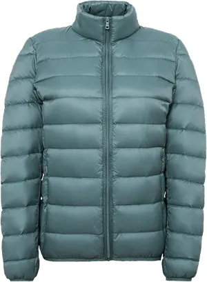 Women's Long Winter Down Coat Womens Lightweight Oversized Long Sleeve Zip Water Jacket Pockets Baggy Short Down