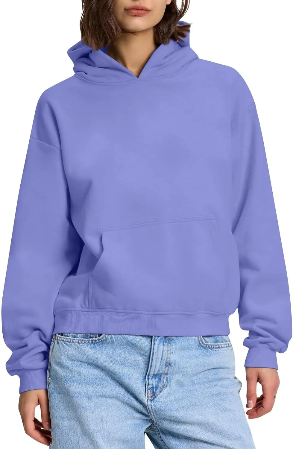 Womens Oversized Hoodies Lightweight Fleece Sweatshirts Long Sleeve Tops Pullover Fall Outfits Winter Clothes
