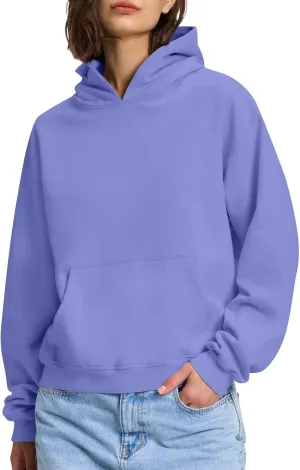 Womens Oversized Hoodies Lightweight Fleece Sweatshirts Long Sleeve Tops Pullover Fall Outfits Winter Clothes