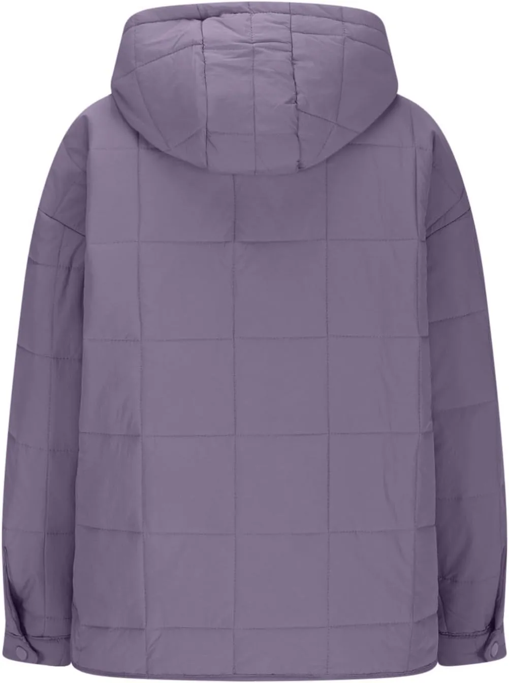 Womens Oversized Puffer Jacket Lightweight Quilted Jackets Dolman Hoodies Pullover Long Sleeve Warm Winter Coat