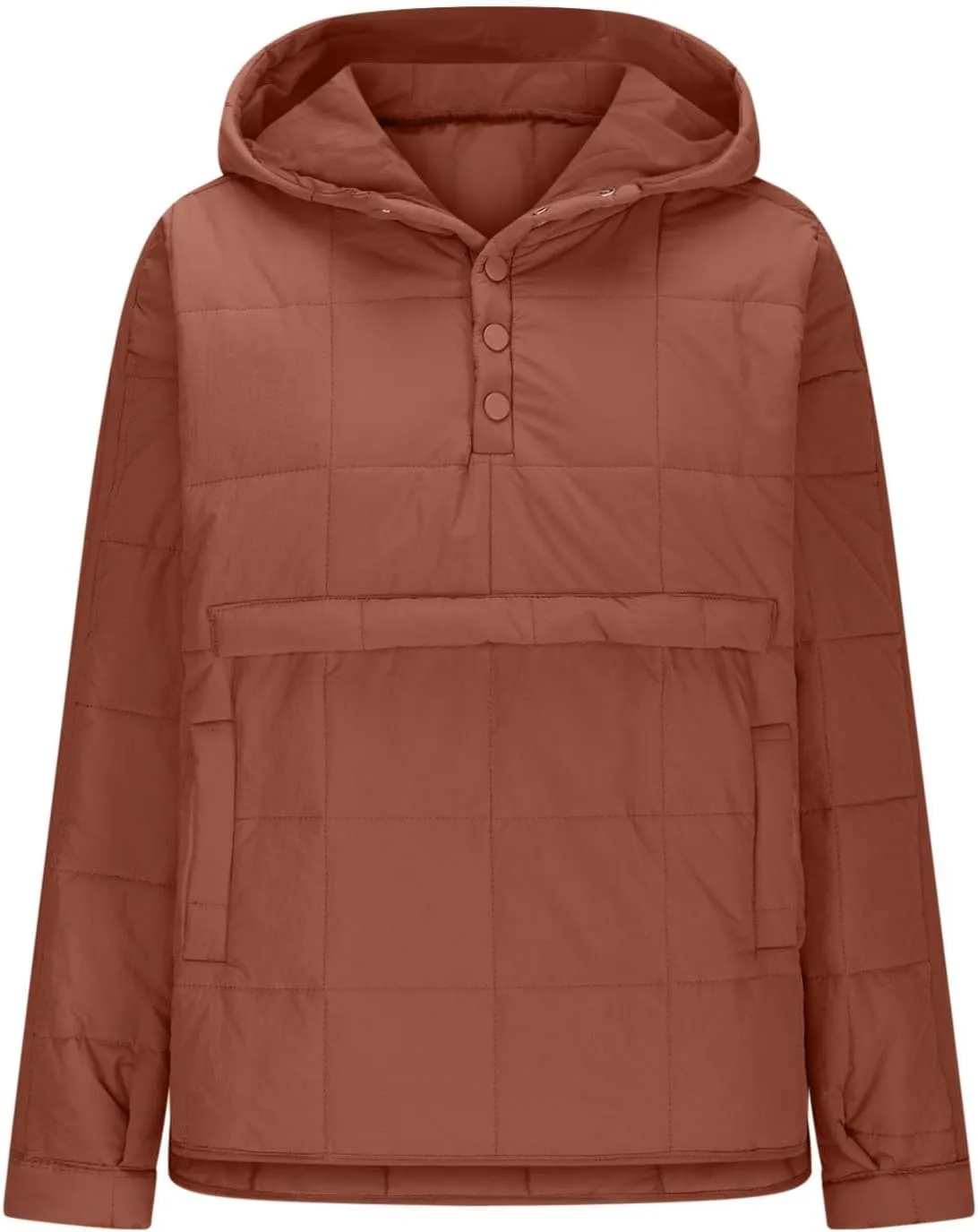 Womens Oversized Puffer Jacket Lightweight Quilted Jackets Dolman Hoodies Pullover Long Sleeve Warm Winter Coat