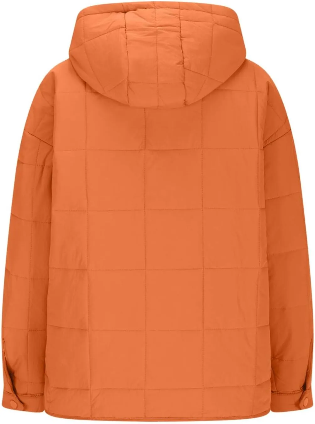 Womens Oversized Puffer Jacket Lightweight Quilted Jackets Dolman Hoodies Pullover Long Sleeve Warm Winter Coat