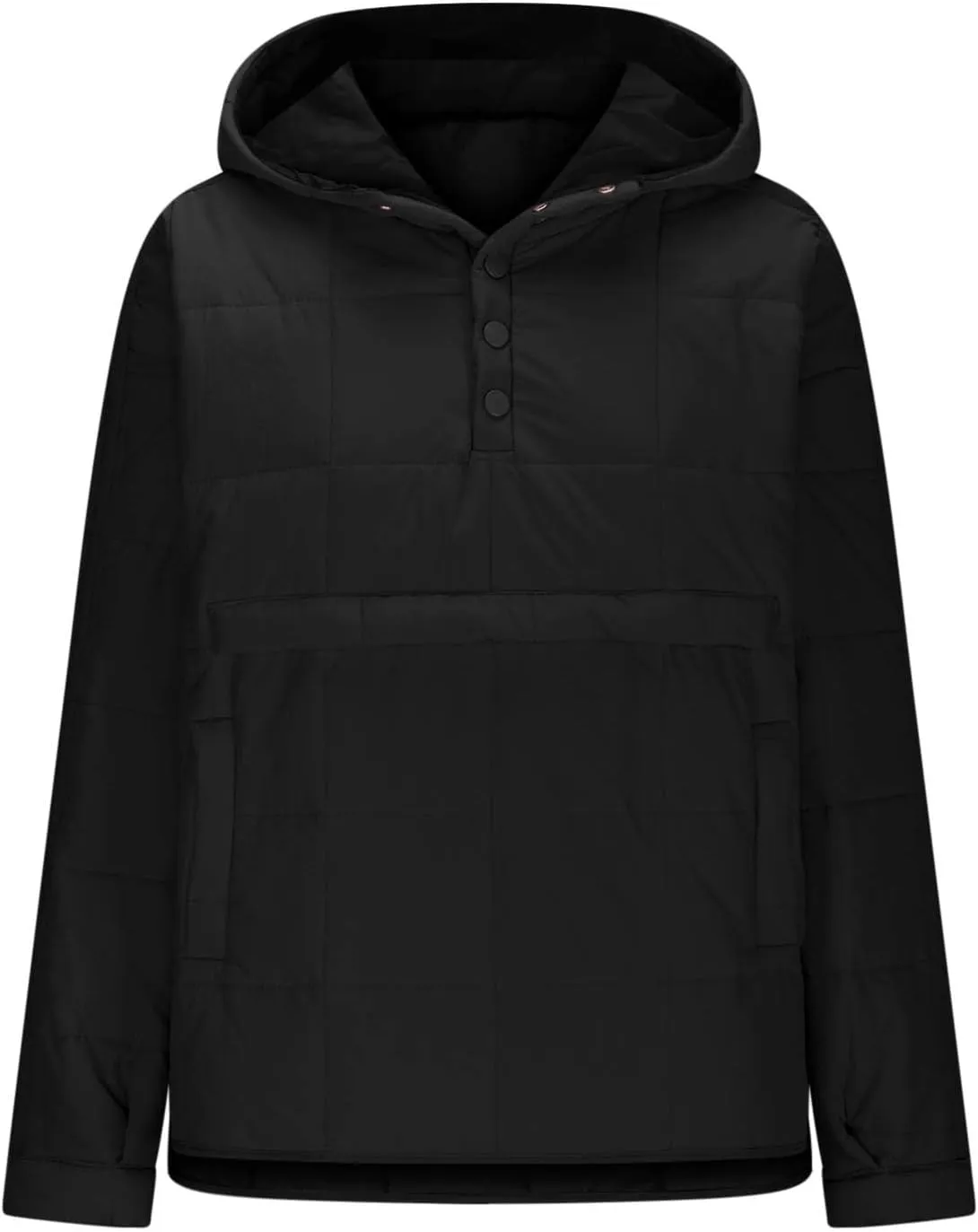 Womens Oversized Puffer Jacket Lightweight Quilted Jackets Dolman Hoodies Pullover Long Sleeve Warm Winter Coat