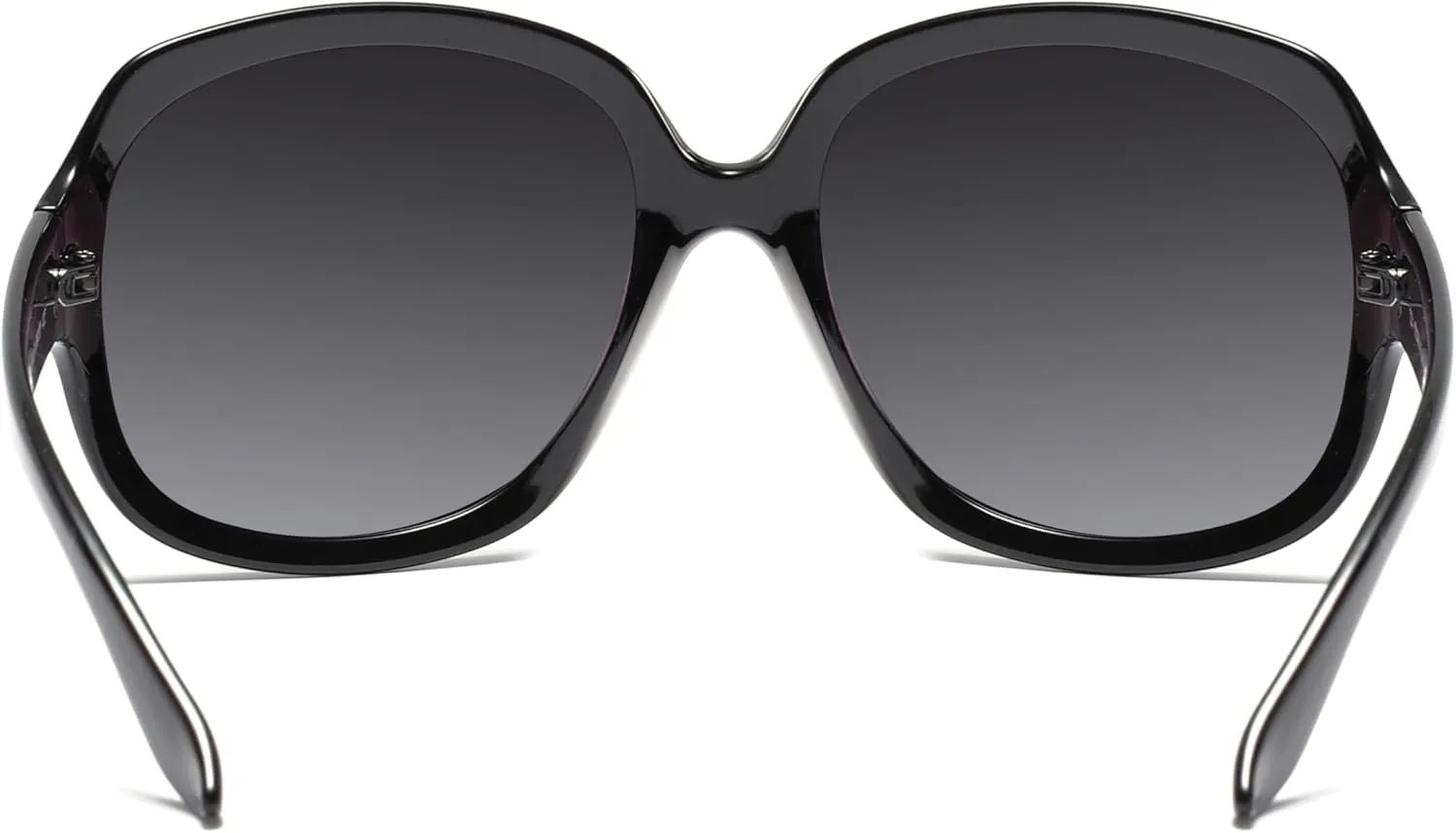 Womens Polarized Sunglasses Trendy Large Round Anti Glare Driving Sun Glasses Ladies Cute Big Frame Shades