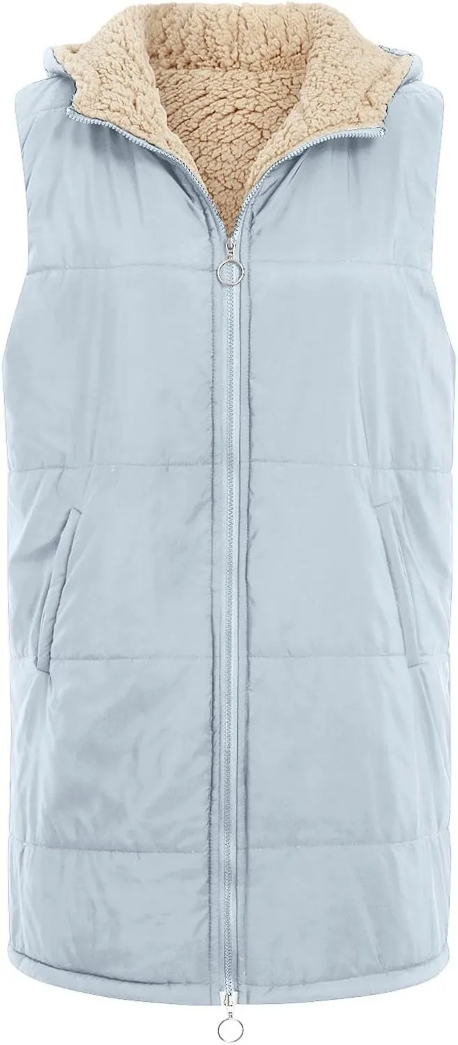 Women's Puffer Jacket Quilted Lightweight Packable Down Parka Oversized Long Padding Jacket Light Warm Hooded Jacket