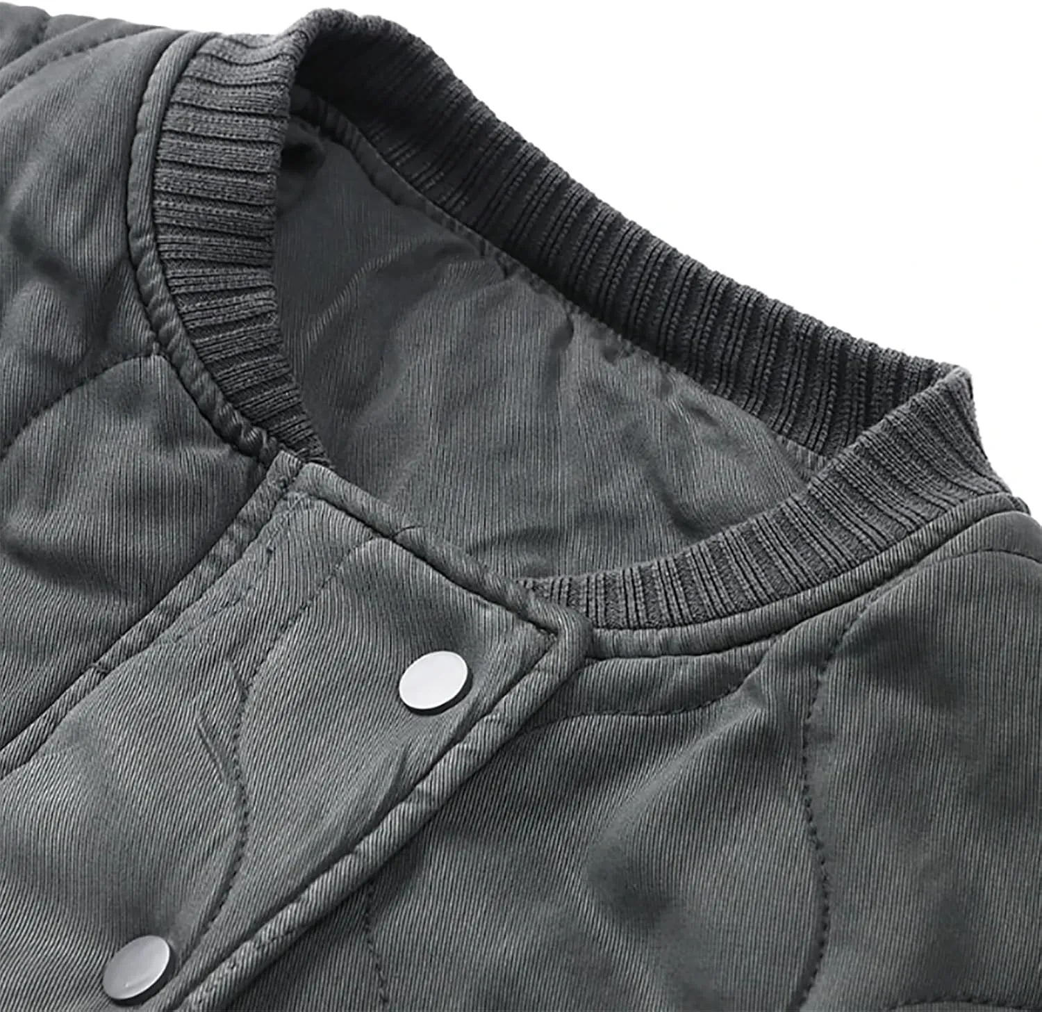 Womens Winter Jacket Stand-Collar Cotton Jacket Loose Pocket Cotton Jacket Warm Winter with 4 Pockets Long Coat