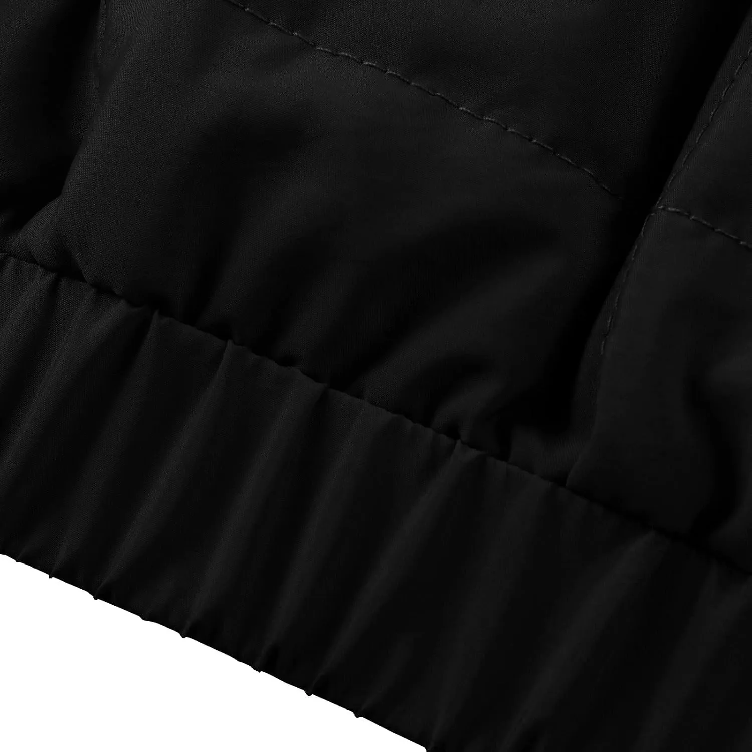 Womens Winter Jacket Stand-Collar Cotton Jacket Loose Pocket Cotton Jacket Warm Winter with 4 Pockets Long Coat