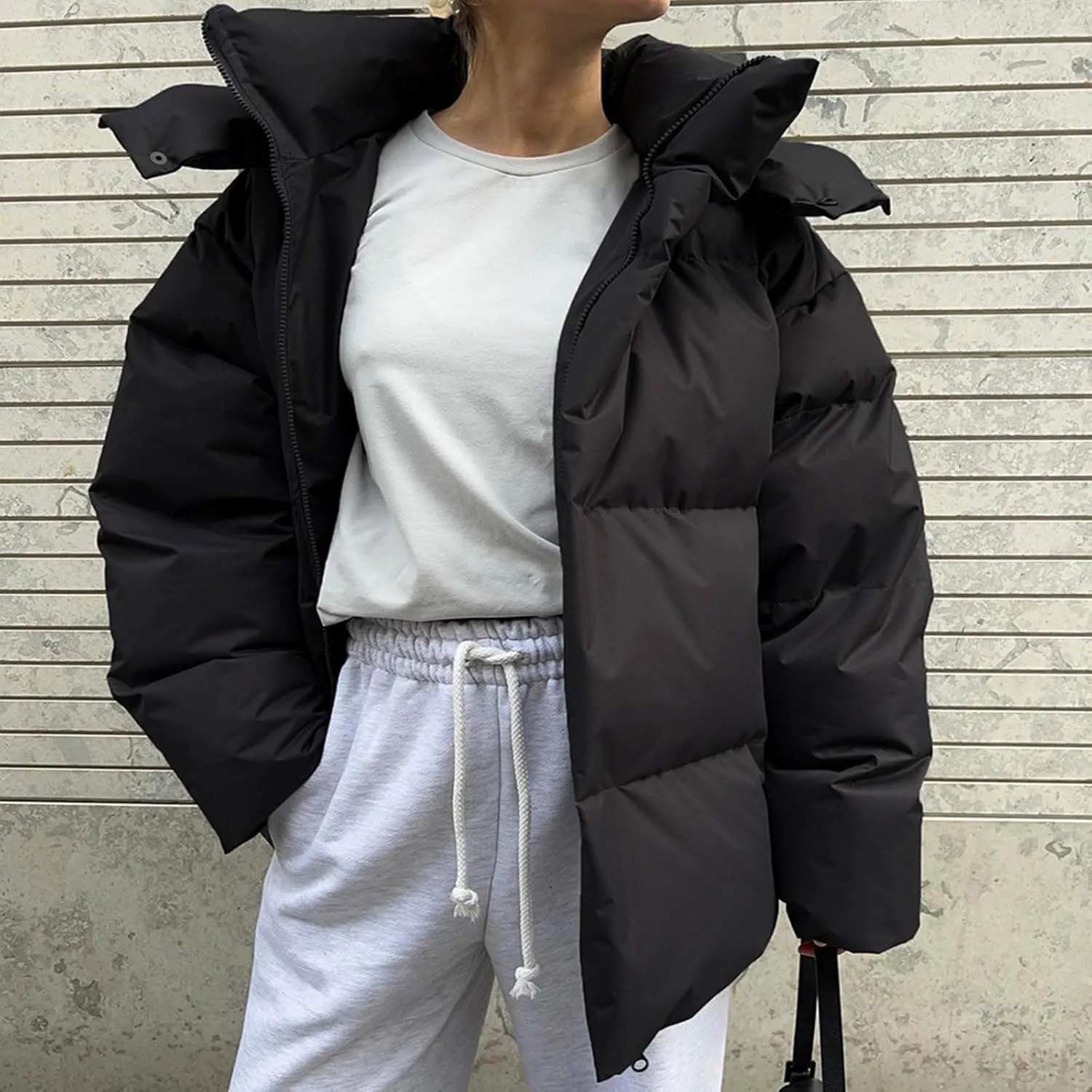 Women's Winter Thickened Warm Down Coat Jacket Windproof Water-Resistant Hooded Puffer jacket 2024 Trendy Parka Outerwear