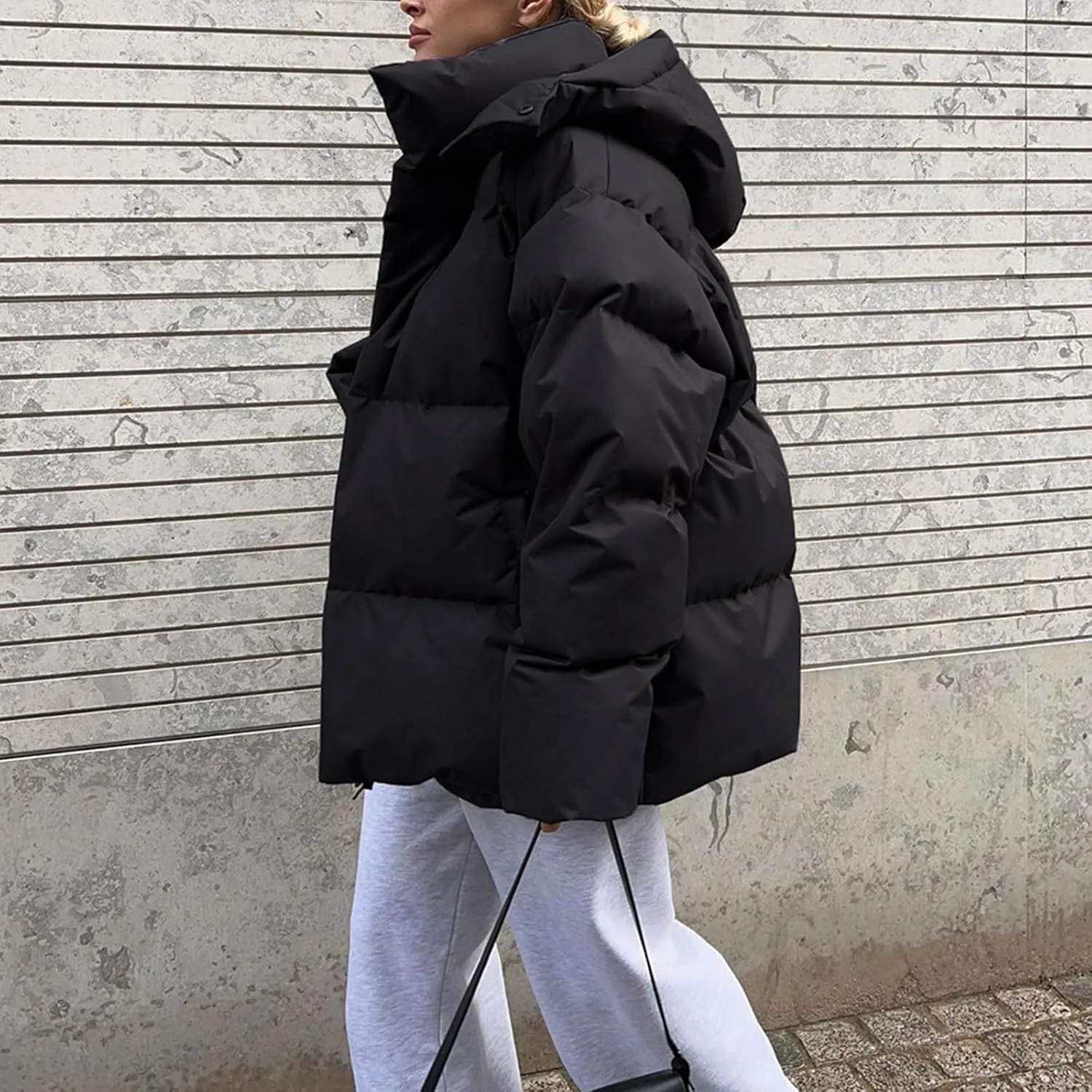 Women's Winter Thickened Warm Down Coat Jacket Windproof Water-Resistant Hooded Puffer jacket 2024 Trendy Parka Outerwear