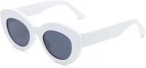 ZENYS Fashion Cat Eye Men and Women Vintage Outdoor Vacation Beach Decoration Sunglasses (Color : E, Size : 1)