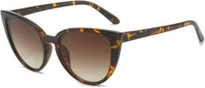 ZENYS Men and Women Vintage Cat Eye Outdoor Vacation Sunglasses (Color : 2, Size : 1)